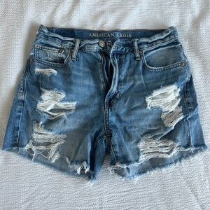 American Eagle Outfitters Blue Jean 90s Boyfriend Shorts
